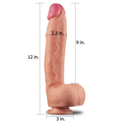 LoveToy Nature Cock Gode réaliste King Size Strong Nature Cock 22 x 5.7cm